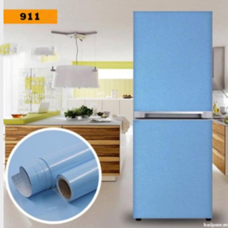 Picture of Fridge Wallpaper Vinyl PVC Self Adhesive Fridge Sticker Decal Wrap | Waterproof Plain Design | 2m x 60cm (6.6 x 2 Feet) 