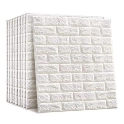 Picture of 4 sheet 3D Stereo Wall Stickers Self-adhesive Decoration Sticker Panels  6mm Foam Wallpaper  70cm * 70 cm 