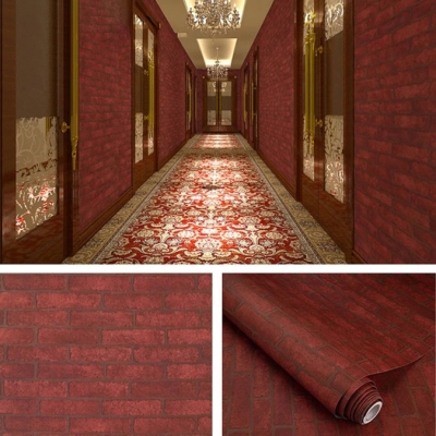 Picture of 3D Brick Wallpaper Self Adhesive PVC Waterproof Wall Sticker 60cm x 10m | Living Room Bedroom Kitchen Wall Decor I Heritage Express 