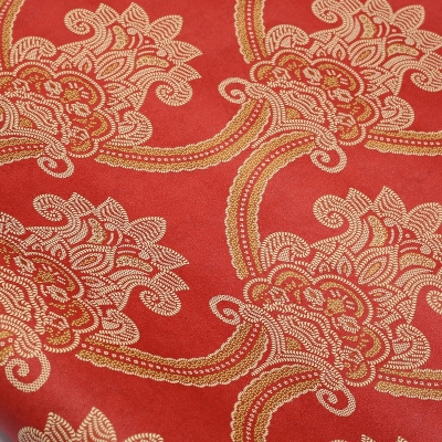 Picture of Embossed wallpaper  Roll Size 57 square feet - Washable Multicolor