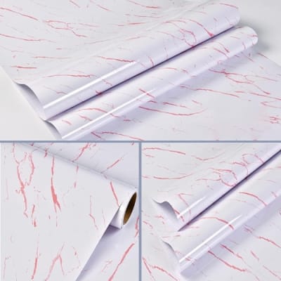 Picture of 1m Adhesive Vinyl Wallpaper Furniture Office Cabinet Door Wallpaper PVC Waterproof Wallpaper - Easy To maintain Multicolor