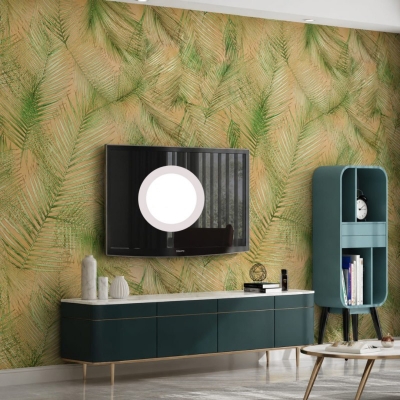 Picture of Thick & Strong 3D Flower Embossed Wallpaper Sticker (10m x 53cm) – Self Adhesive Peel & Stick Foam Wall Panel, Waterproof Classical Luxury Design for Living Room, Bedroom, TV Wall & Wardrobe 