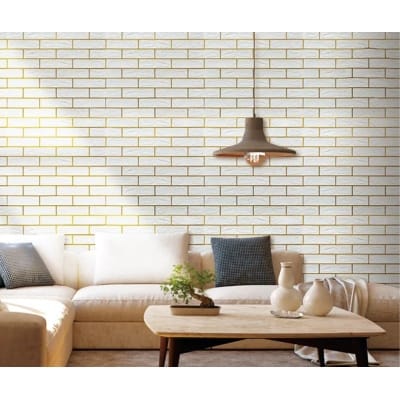 Picture of 3D Wallpaper Sticker Wall Decals Self Adhesive PE Foam Wallpaper - 10 Pes 