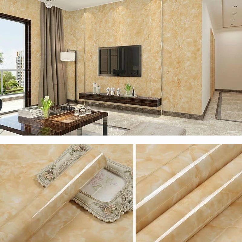 Picture of 60x150CM Self Adhesive Marble Pattern Stickers Waterproof Kitchen Furniture Renovation Wallpaper ( 10 sqf ) Multicolor