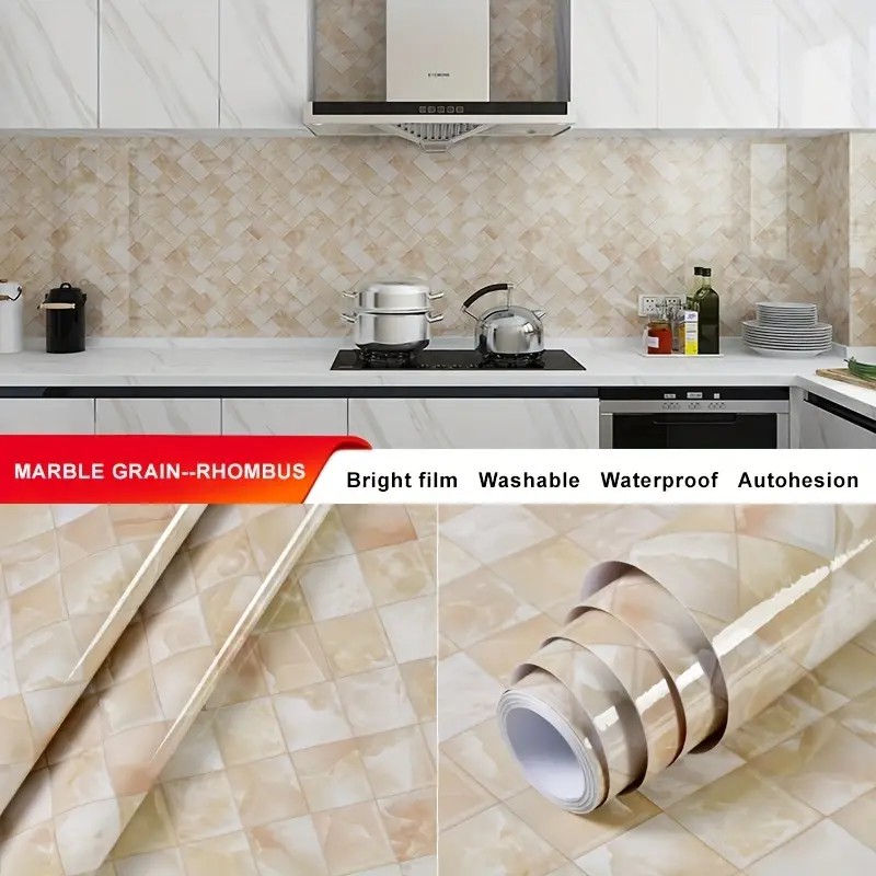 Picture of 5x2 feet  PVC Furniture Sticker/Wallpaper - Self-Adhesive, Waterproof Stickers 
