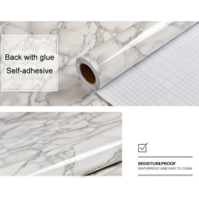 Picture of 120x200 cm Adhesive Vinyl Wallpaper  Premium Quality - Furniture Office Cabinet Door Wallpaper PVC Waterproof Wallpaper Multicolor