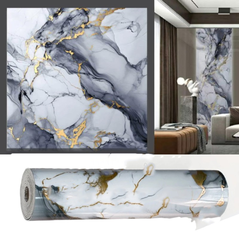 Picture of Modern PVC UV Marble Wall Panel – Glossy Finish | 20 sq.ft | 2.6mm Multicolor