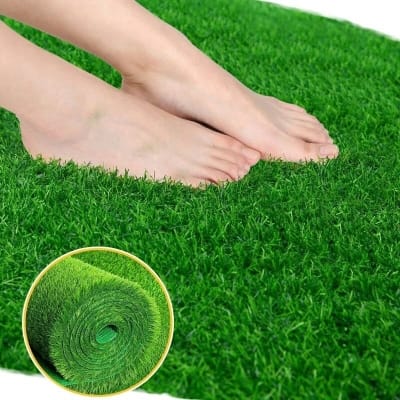 Picture of (6.7X 3FEET, 30MM) Artificial Grass Carpet Mat - High Density Grass Carpet mat - Multicolor