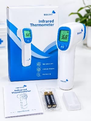 Picture of BBLOVE Infrared Digital Thermometer – Fast & Accurate Non-Contact Temperature Measurement with Fever Alert, LCD Display & Auto Shut-Off