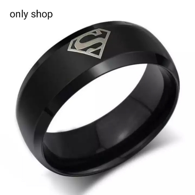 Picture of Stainless Steel Ring Fashion Round Finger Ring For Men Jewelry Wedding Party Ring Men's Hand Decoration