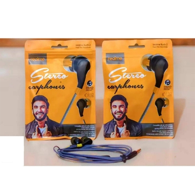 Picture of Realme Buds 2 Wired Earbud In-Ear My Bus Subwoofer Stereo Earphone Hands-Free 3.5mm-Black