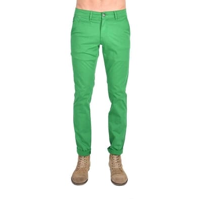 Picture of Men's Narrow Formal Gabardine Pants-Green