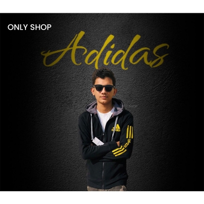Picture of winter Hoodie For Men-Black