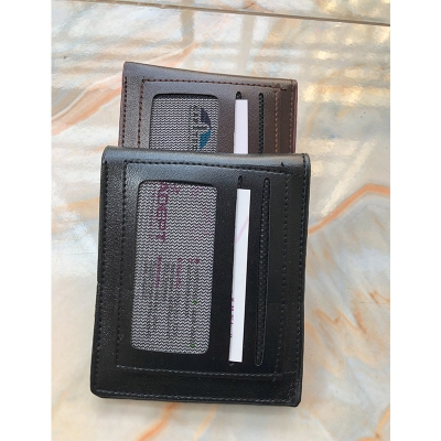 Picture of Short stylish Leather Wallet Money bag For man
