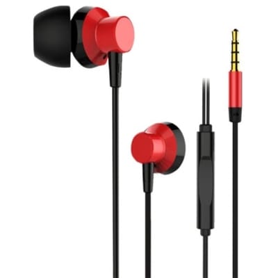 Picture of Original metal REMAX RM-512 Wired Music Earphone Heavy Bass-Black