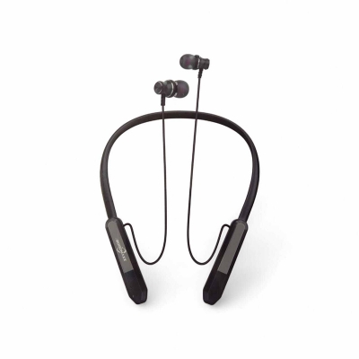 Picture of BOROMAXX BX17 25 HOURS PLAYTIME SPORTS NECKBAND Wireless  EARPHONES-Black