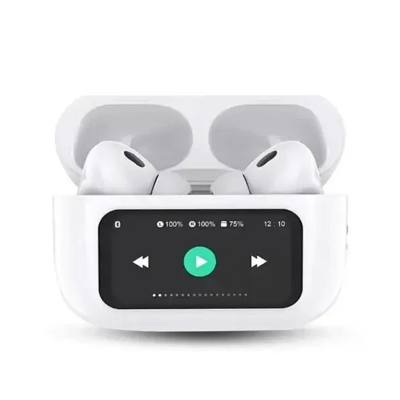 Picture of Airpods A9 Pro Touch Screen Display with ANC ENC TWS Earbuds 8+7