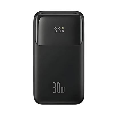 Picture of Baseus Comet Series 10000mAh 30W Power Bank with Built-in Cables (PPMD20C)-Chinese Variant-Black