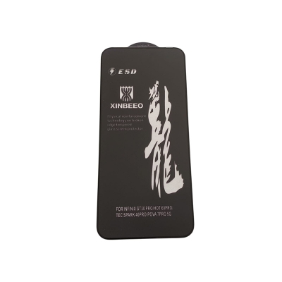 Picture of rainboo glass protector FOR model FOR INFINIX GT30 PRO/HOT 60PRO/TEC SPARK 40PRO/POVA 7PRO 5G-BLACK