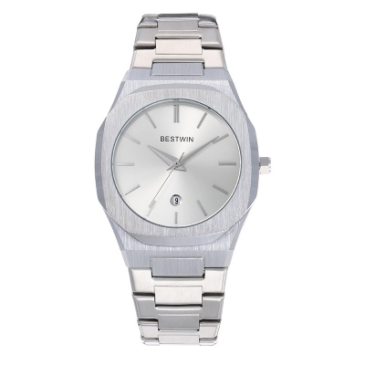 Picture of Brand BESTWIN Waterproof Quartz Men's Watch Calendar Men's Watch Wholesale Watch Fashion-White