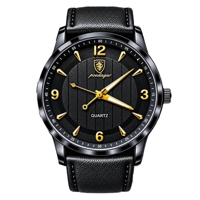 Picture of Stainless Steel Quartz Watch For Men-Black