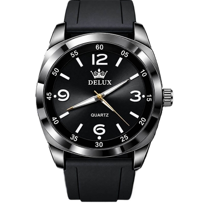 Picture of Stainless Steel Quartz Watch For Men - Watch For Men-Black