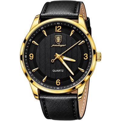 Picture of Stainless Steel Quartz Watch For Men - Watch For Men-Black