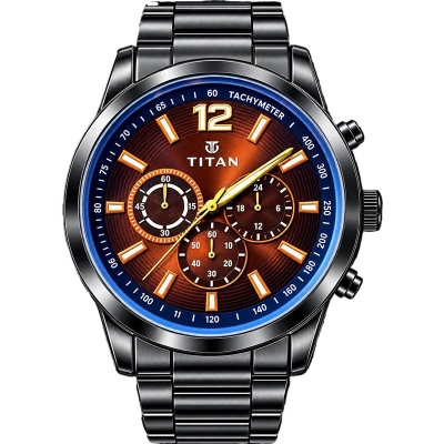 Picture of Watches for Men Stainless Steel Watch Luxury Watch-Black