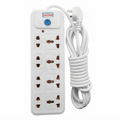 Picture of INDIGO Model No-3010 100% SS CONTACT & COPER CABLE 250W 5 Meter Cable Multi Plug