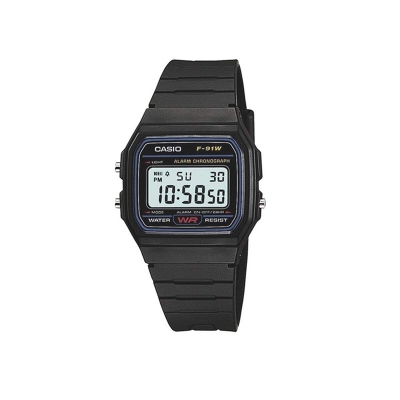 Picture of Casual Waterproof Square Rubber Belt Watch for Men's-Black