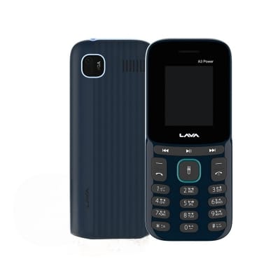 Picture of lava A3 power phone-Blue