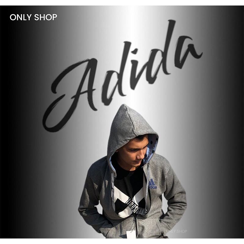 Picture of winter Hoodie For Men-Gray