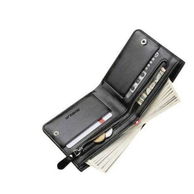 Picture of Jeep Black High quality Stylish Artificial Leather wallet for men-Black