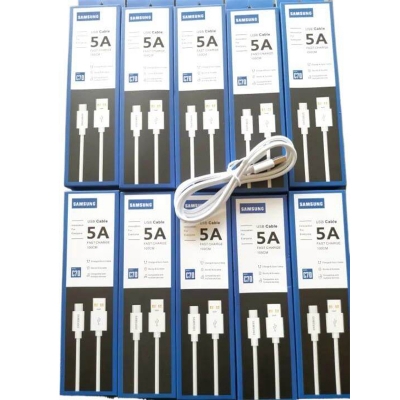 Picture of 5A Super Fast Charge 100cm Samsung C70 Micro USB Charge and Sync Cable-White