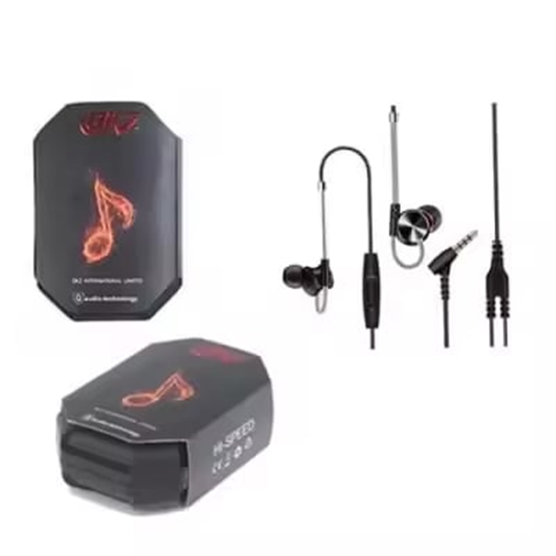 Picture of DM10 QKZ DM10 Zinc Alloy HiFi In Ear Earphones QKZ DM10 3.5mm Wired In-Ear Earphone-Black