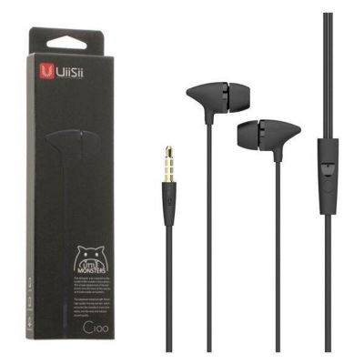 Picture of Uiisii C100 Super Bass Stereo In Ear Headphone -Black