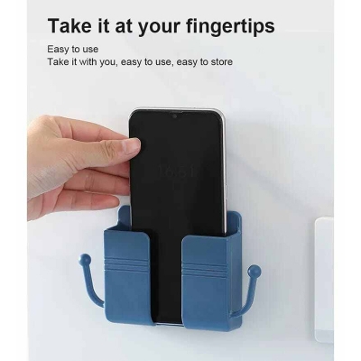 Picture of Multi-function Wall Mounted Organizer Holder, Storage Box, Remote Control, Mobile Phone Plug, Home 1 pcs