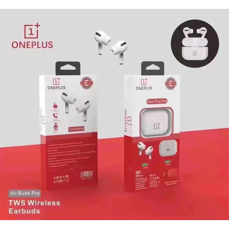 Picture of OnePlus 1+ TWS Earbuds Pro Bluetooth Headphone High Quality TWS 1+ Bluetooth Earbuds-White