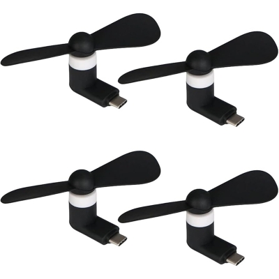 Picture of Type C Mini USB Phone Fan for Mobile phone-Black
