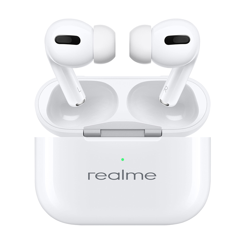 Picture of Realme Airpods Pro_ 100% Original Wireless Bluetooth Earbuds Headset With Mic and Silicon Case Free- Gadget House-White