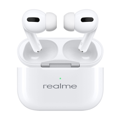 Picture of Realme Airpods Pro_ 100% Original Wireless Bluetooth Earbuds Headset With Mic and Silicon Case Free- Gadget House-White