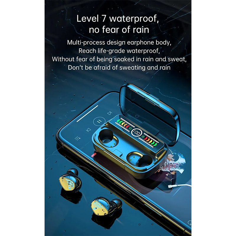 Picture of M27 TWS Wireless Earphones Bluetooth-Black