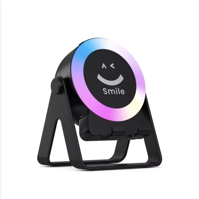 Picture of New ZF18 Wireless Speakers Phone Stand 5W LED RGB Lights Fashion Sound Speaker Bass Woofer Mini Speakers