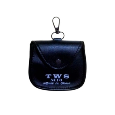 Picture of M-10 M-18 M-19 Leather Earbuds Cover Protective Tws Carrying Case For M10 M19 TWS