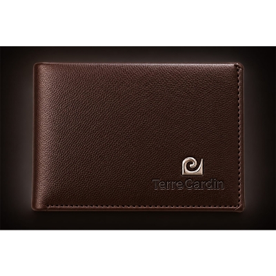 Picture of Premium 100% Genuine Cow Leather Trifold Wallet Vintage Multi-Card Slot With Coin Pocket Black Export Quality Money Bag For Men