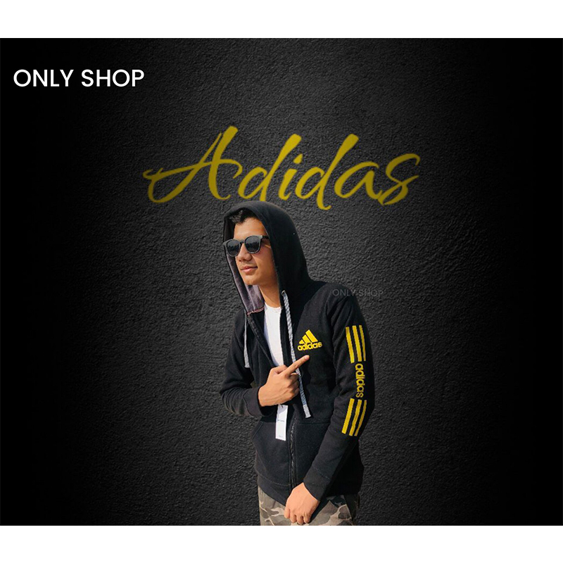 Picture of winter Hoodie For Men-Black