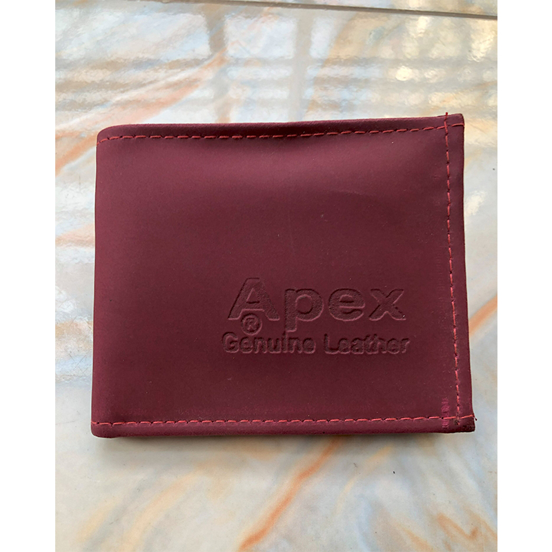 Picture of Artificial Lether Wallet for Men Red  / Black /  Color moneybag