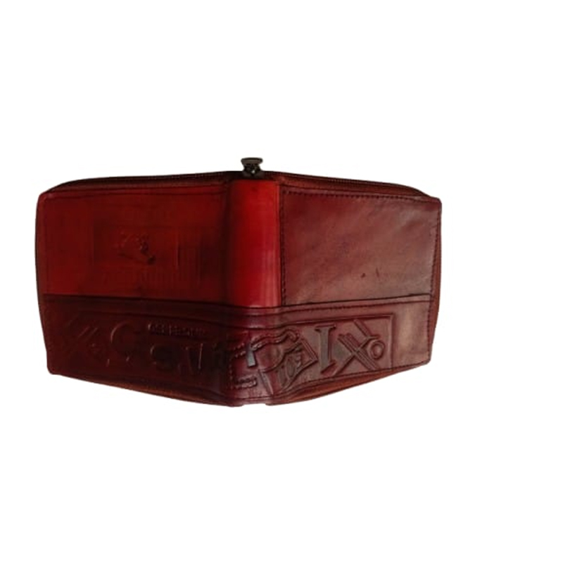 Picture of New Vintage Men Wallets Coin Pocket Multi - function driving license Small Wallet Men Purse Card Holder Money Bag-Brown
