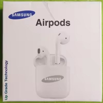 Picture of 【Readystock】 + FREE Shipping+ COD new Samsung color I12 TWS Bluetooth earphones wireless earplugs frosted feel TWS stereo touch control-White