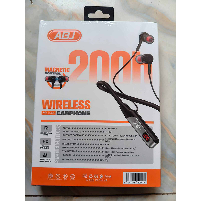 Picture of ABJ 200h WIRELESS EARPHONE NKB-15-Black